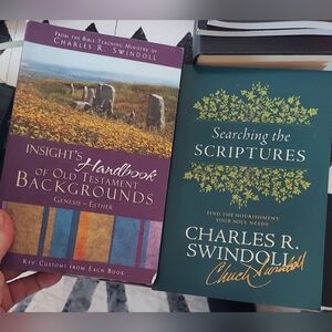 Charles SWINDOLL STUDY BOOKS SET of 2